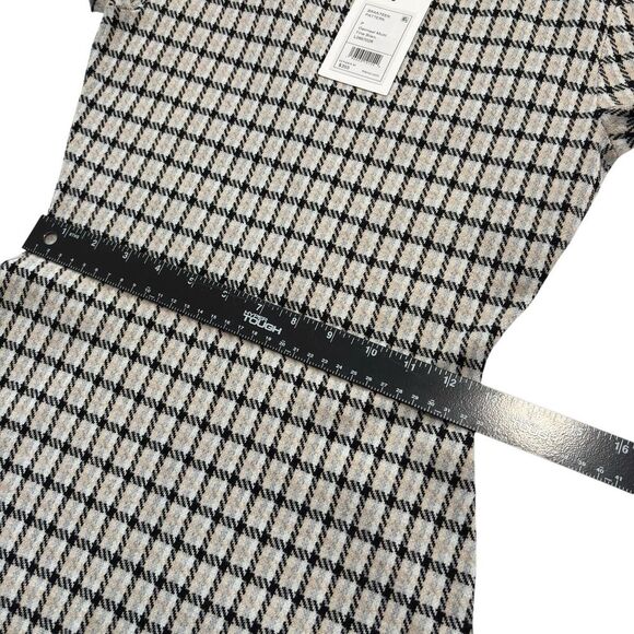 NWT Theory Branteen Merino Wool‎ Dress Black And White Size P - Picture 6 of 7